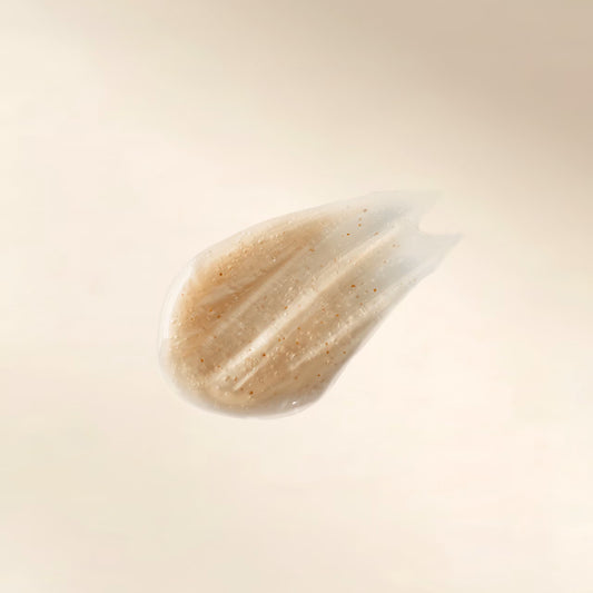 Tursian Y-1 cleanser texture on a beige background