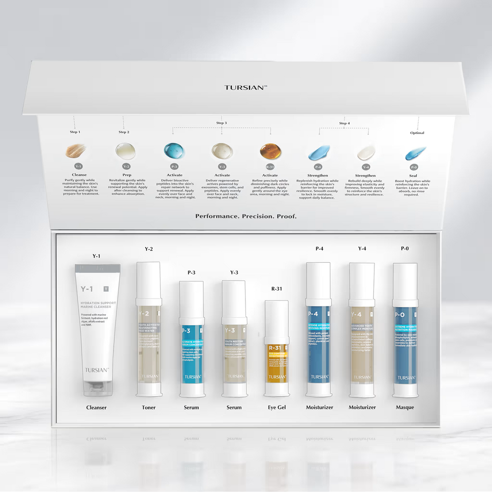 Model holding The Power of 3 Ultimate Rejuvenation System